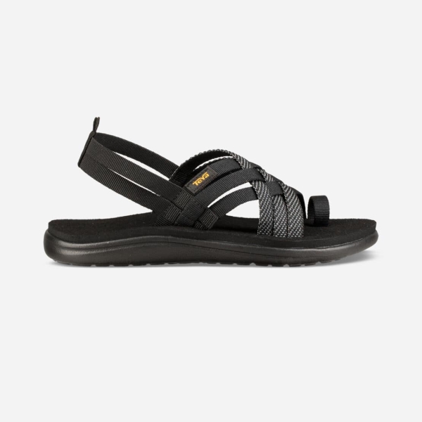 Hungary Teva Voya Strappy - Női Szandál Fekete - 468-MUDHB